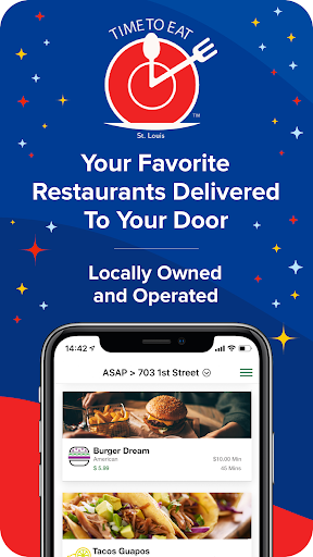Android application Time To Eat St. Louis screenshort