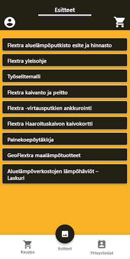 Android application Flextra App screenshort