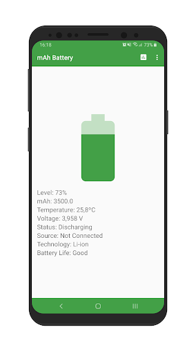 Android application mAh Battery screenshort
