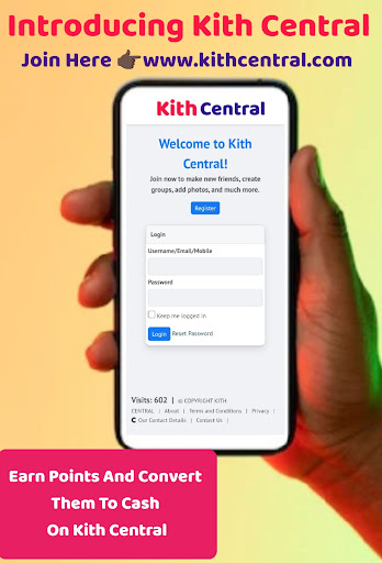 Android application Kith Central screenshort