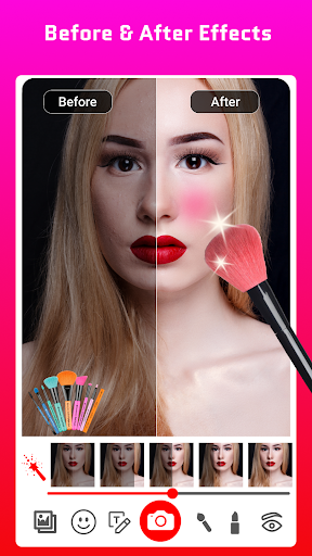 Android application Makeup Photo Grid Beauty Salon screenshort