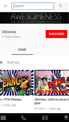 Android application Vikivines screenshort