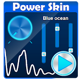 Blue ocean PowerAmp Skin icon