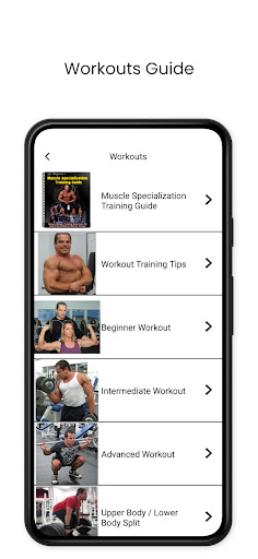 Total Fitness Bodybuilding App Screen 3