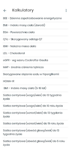 Leki Pharmindex mobile Screen 2