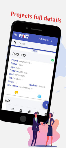 Android application PM ERP+ screenshort