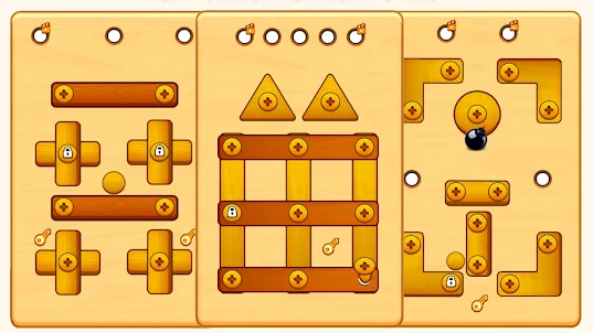 Wood Screw Nuts: Puzzles Games