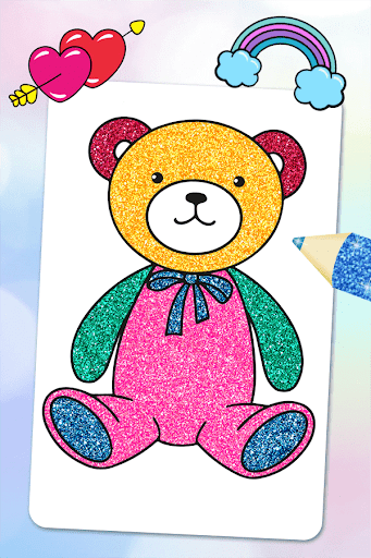 Android application Teddy Bear Coloring screenshort
