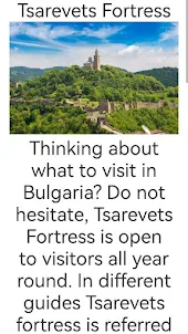 Attractions in Bulgaria