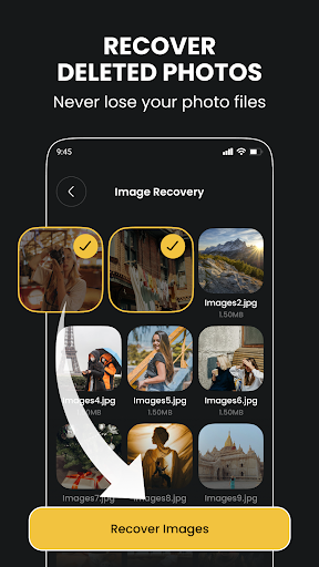 Deleted photo recovery manager Screen 3