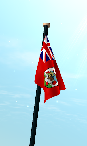Bermuda Flag 3D Live Wallpaper Screen 3