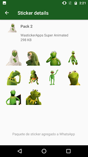 Kermit Memes WASticker Screen 2