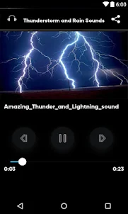 Thunderstorm and Rain Sounds