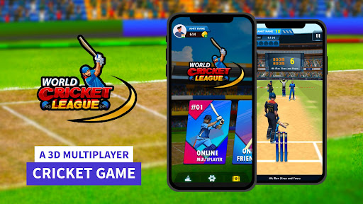 Android application World Cricket League screenshort