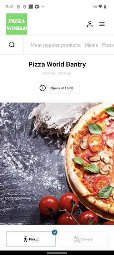 Android application Pizza World Bantry screenshort