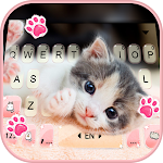 Cute Kitty 2 Keyboard Background Apk