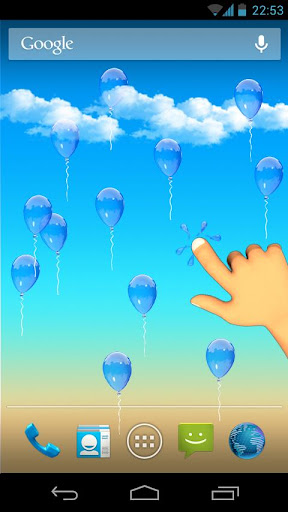 Balloons Live Wallpaper Screen 2