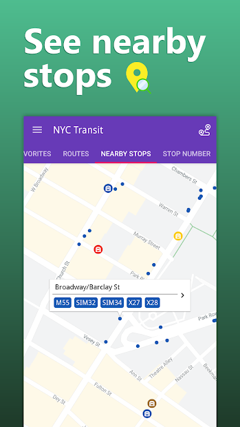 Captura de Pantalla 4 NYC Transit: MTA Subway, Rail, Bus Tracker android