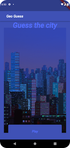 Android application Geo Guess screenshort