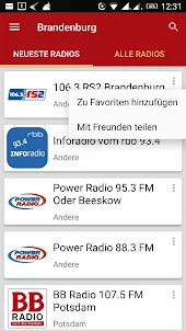 Radiosender aus Brandenburg