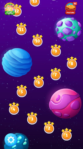 Android application Space Adventure screenshort