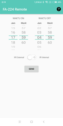 Android application FA-224 Remote screenshort