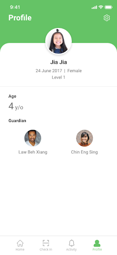 My Child Profile Screen 3