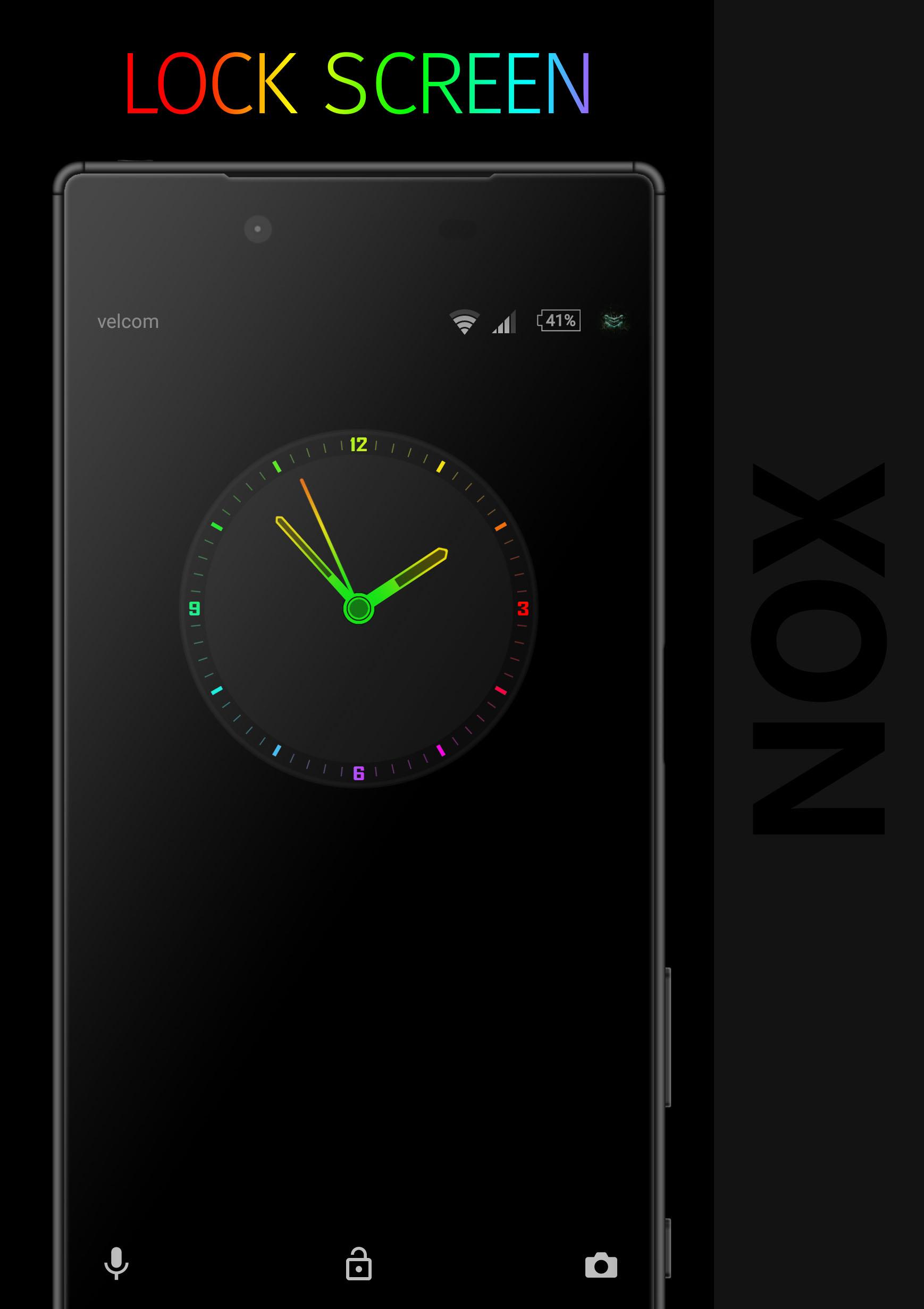 Android application NOX MULTICOLOR Xperia Theme screenshort