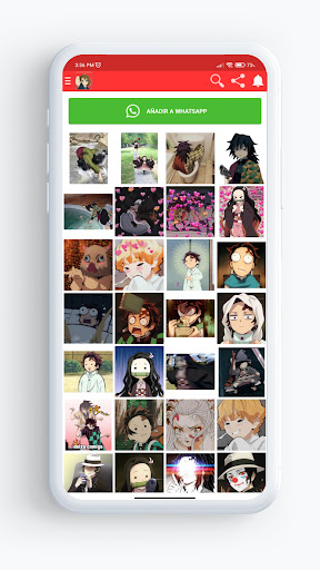 Android application Nettoma Stickers screenshort