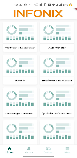 Android application Infonix IoT screenshort