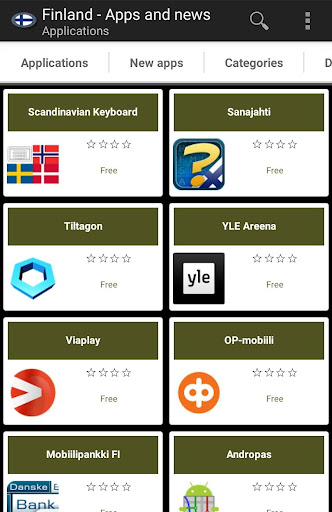 Android application Finnish apps and games screenshort