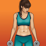 Female Weight Loss Fat Burning icon