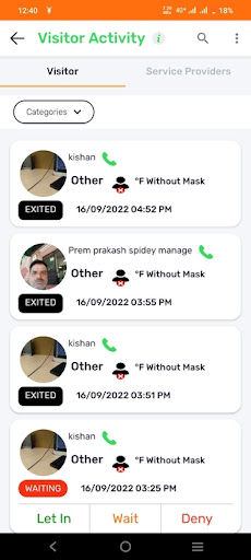 SpideyManage Screen 2