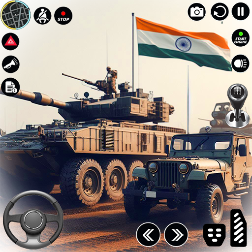 Indian Army Truck simulator logo