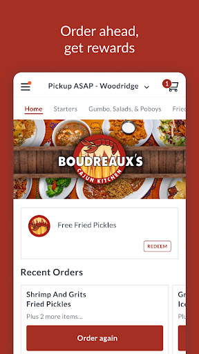 Screenshot of Boudreaux's Cajun Kitchen