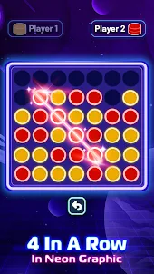 Four In A Row Glow: Connect 4