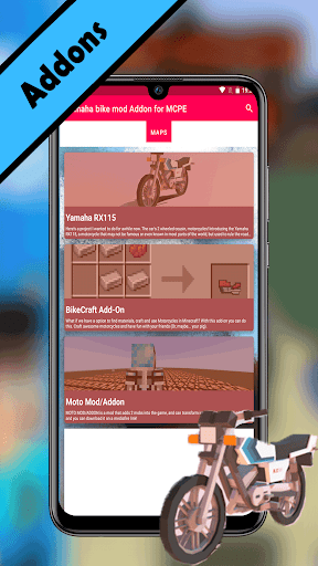 Yamaha bike mod Addon for MCPE