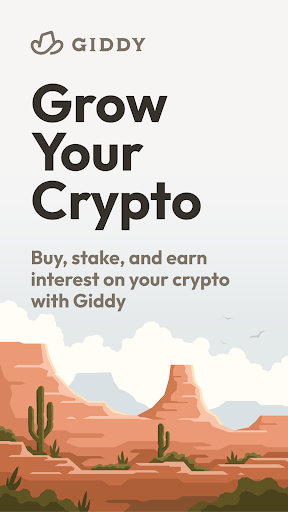Android application Giddy: Secure Crypto Wallet screenshort
