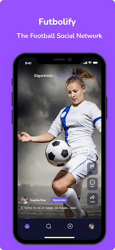 Android application Futbolify screenshort