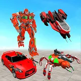 Spider Robot Car Transformation Games: robot Games icon