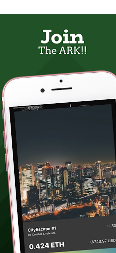Android application The ARK - NFT Marketplace screenshort