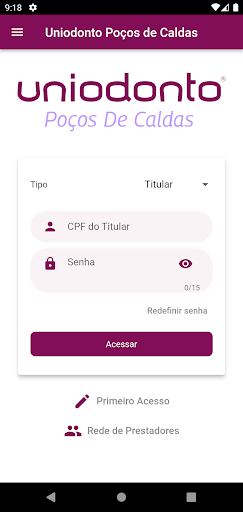 Uniodonto Poços Beneficiário Screen 2