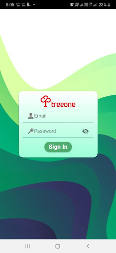 Android application Treeone Field Sales screenshort