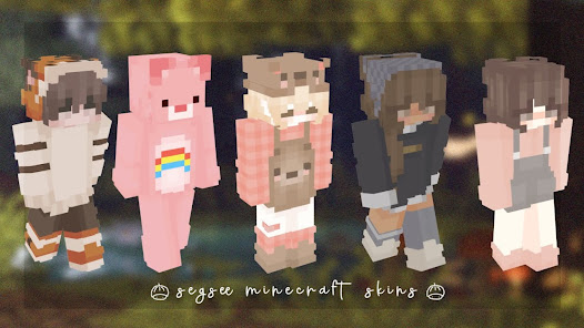 Cute Kawaii Skin Pack For MCPE 1.0 APK + Mod (Free purchase) for Android