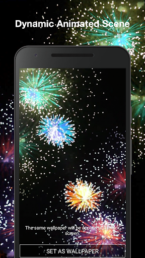 Firework Live Wallpaper Screen 2