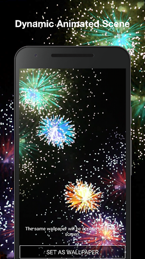 Firework Live Wallpaper screenshot 1
