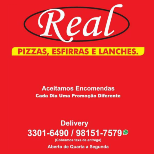 Real Pizzas, Esfirras e Lanche logo