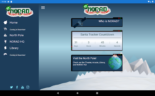 NORAD Tracks Santa screenshot
