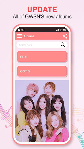 GWSN All Lyrics & Wallpaper Screen 2