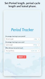 Period Tracker: Ovulation Calendar & Fertile Days 1.6 Apk 2